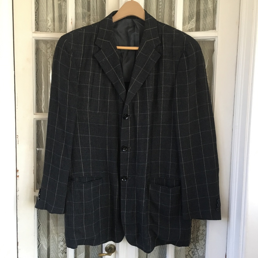 Host Pick: Armani Collezioni Men's Linen Blazer 40R - Picture 2 of 8